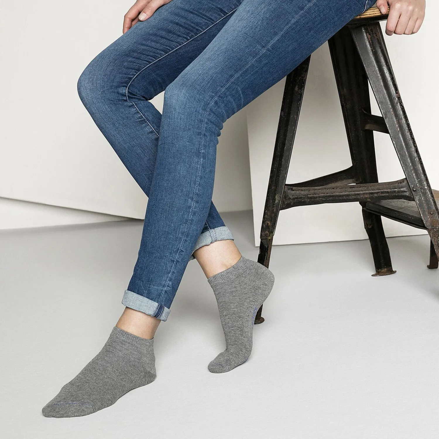 Heren Birkenstock Sokken-2 Pack Cotton Sole Sneaker