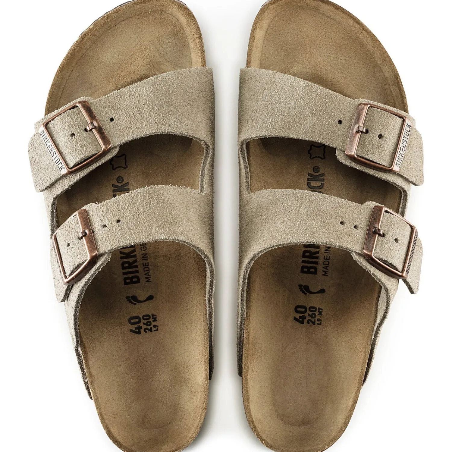 Heren Birkenstock Twee Riemen-Arizona