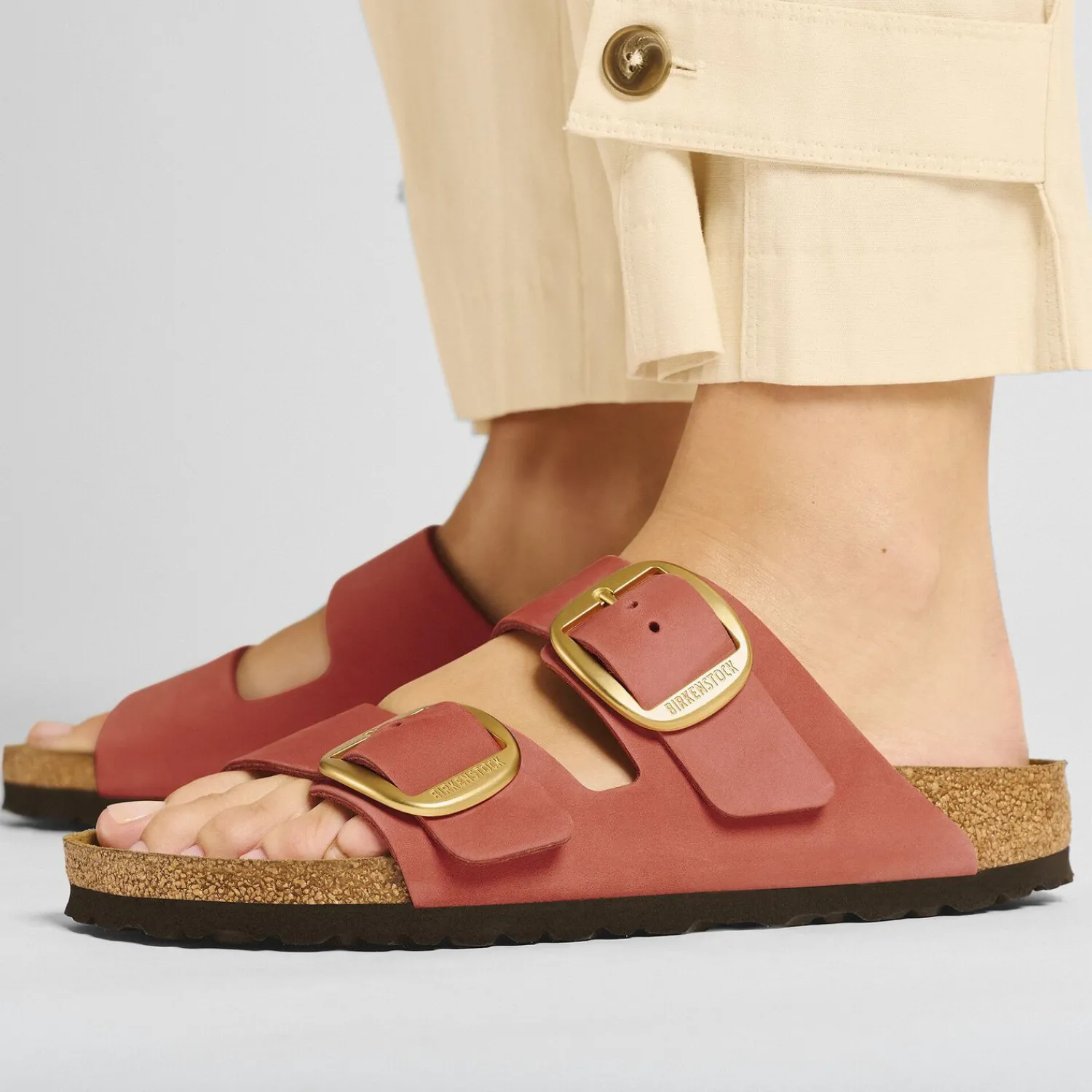 Dames Birkenstock Twee Riemen-Arizona Big Buckle