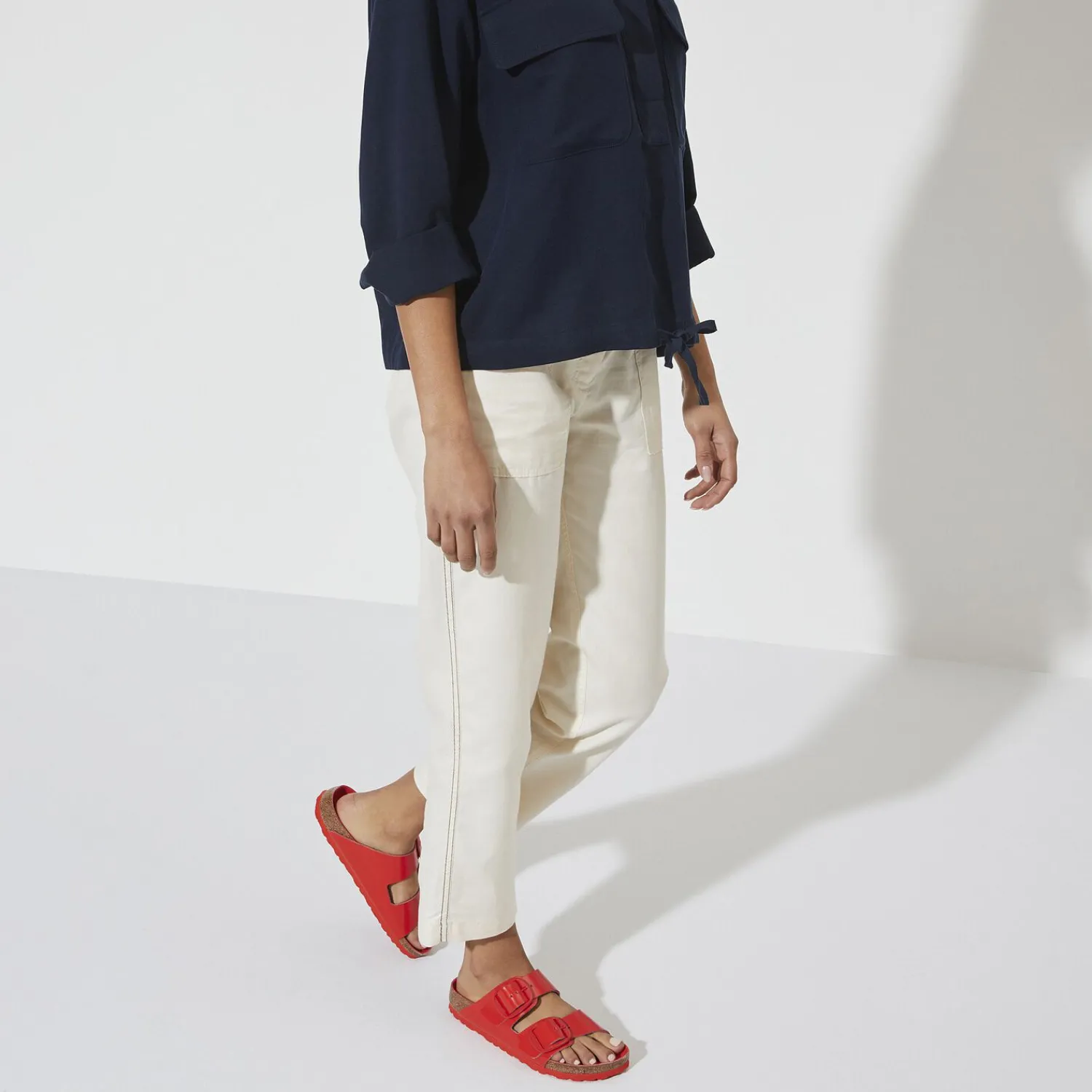 Dames Birkenstock Twee Riemen-Arizona Big Buckle