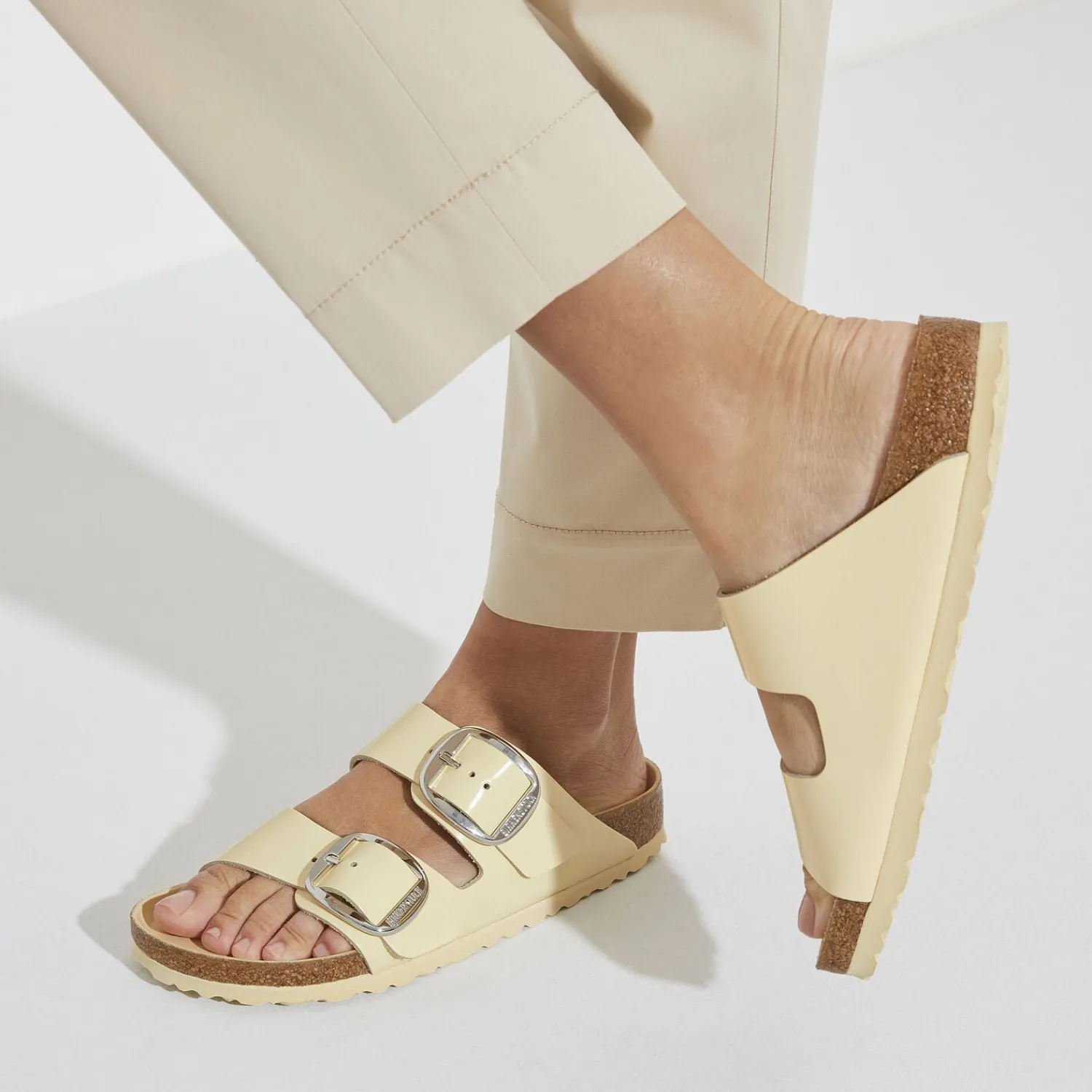 Dames Birkenstock Twee Riemen-Arizona Big Buckle