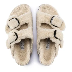 Dames Birkenstock Plateau-Arizona Big Buckle Lamsvel