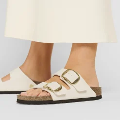 Dames Birkenstock Twee Riemen-Arizona Big Buckle Rivet Logo