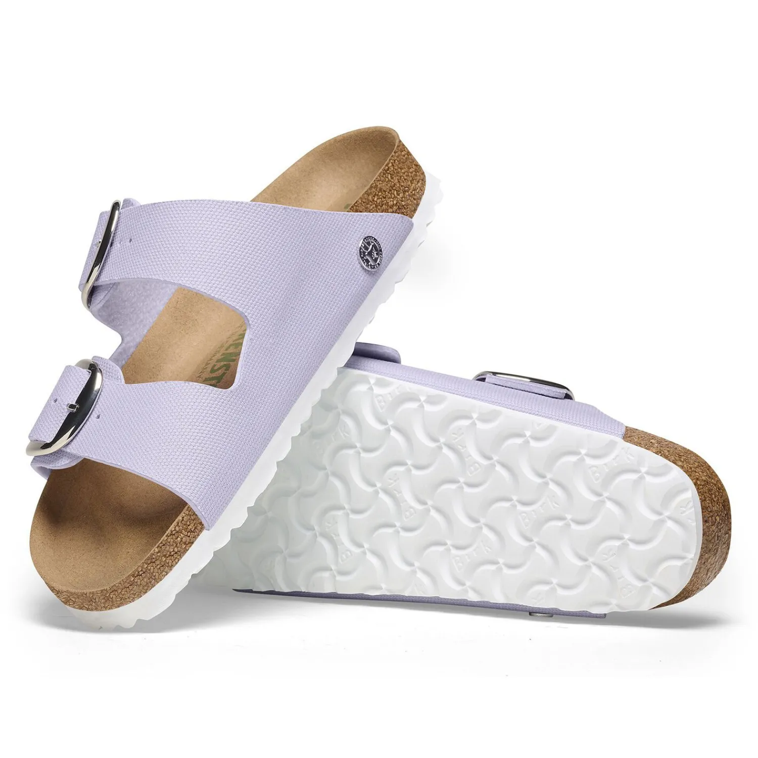 Dames Birkenstock Twee Riemen-Arizona Big Buckle Rivet Logo