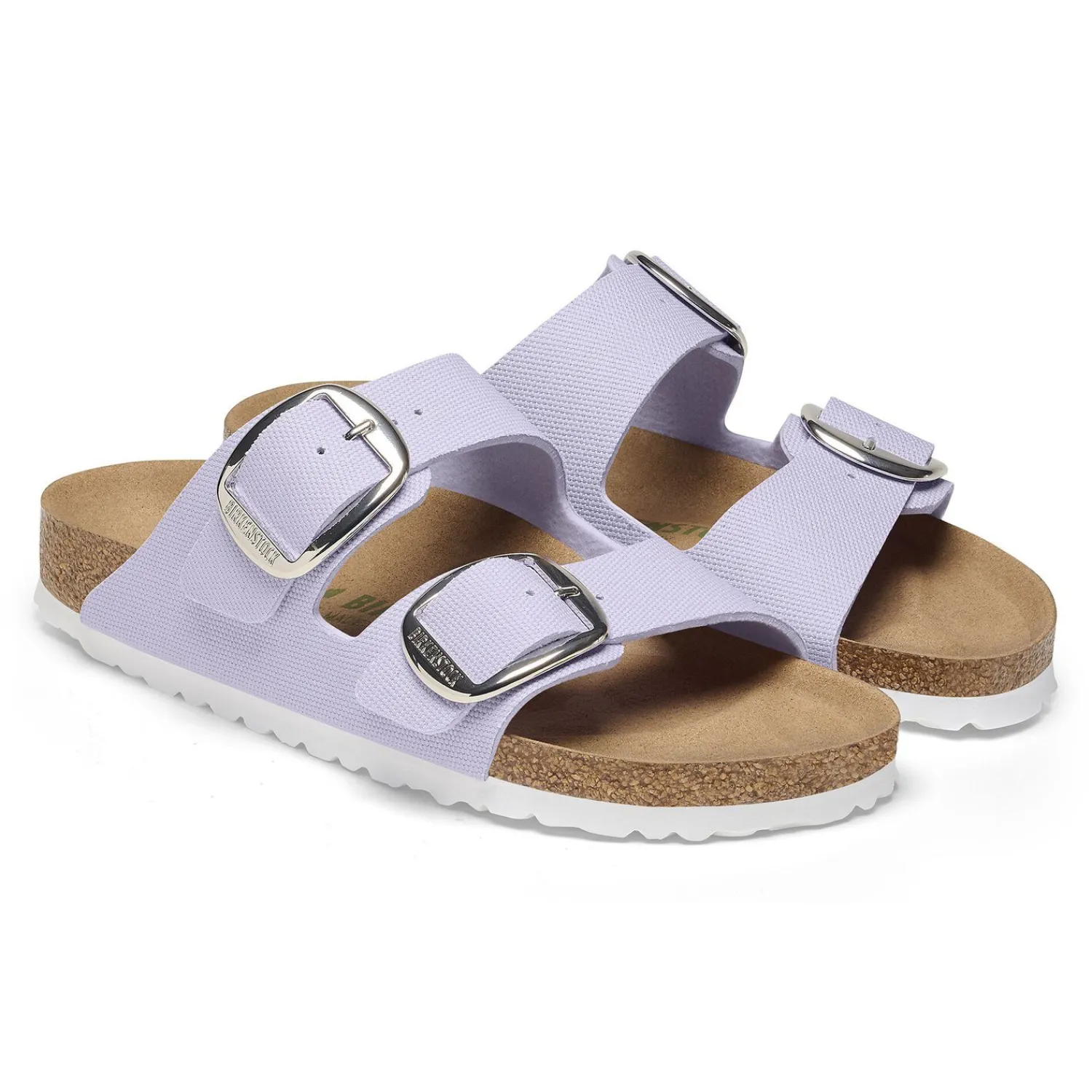 Dames Birkenstock Twee Riemen-Arizona Big Buckle Rivet Logo