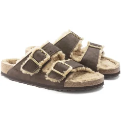 Heren Birkenstock Twee Riemen-Arizona Bold Shearling