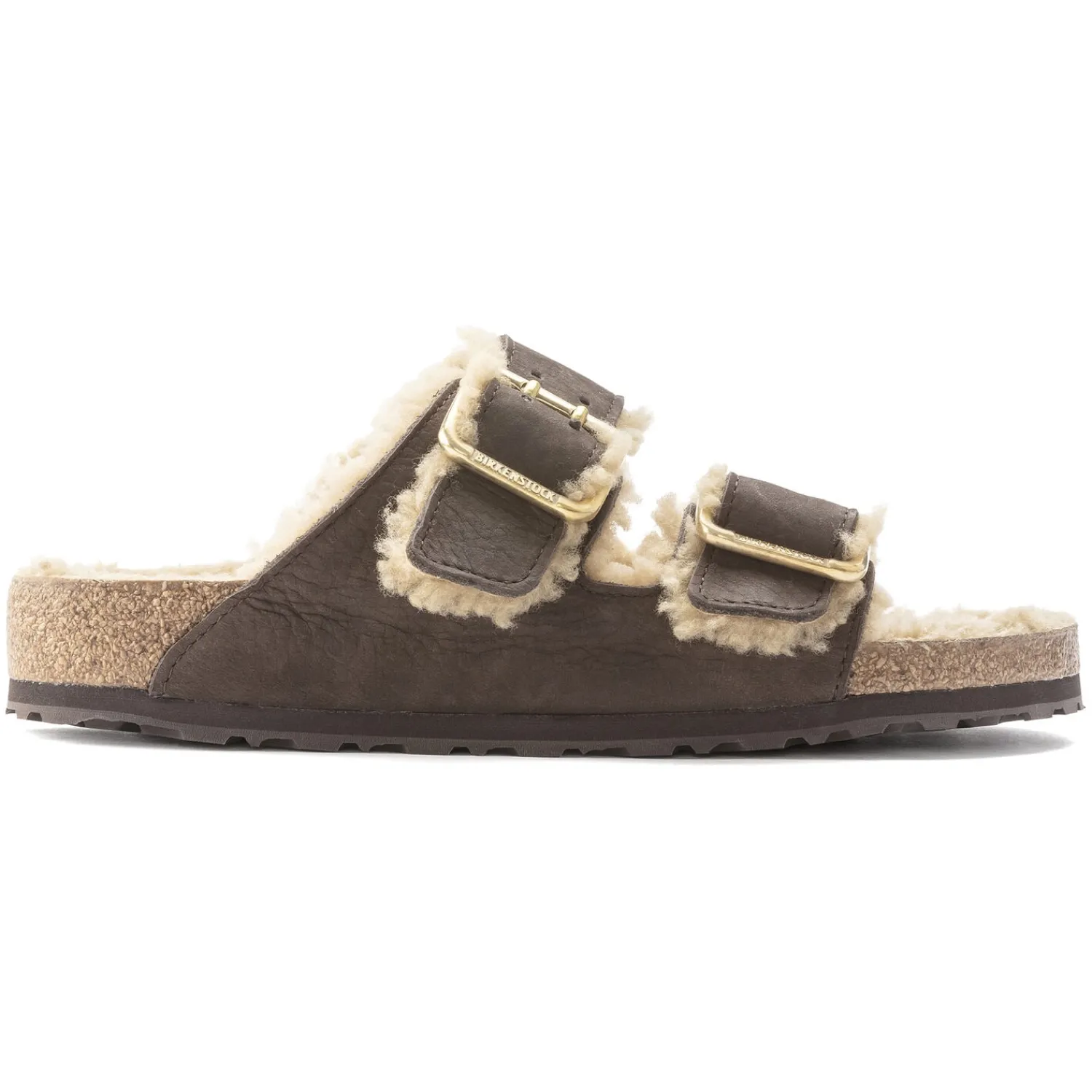 Heren Birkenstock Twee Riemen-Arizona Bold Shearling