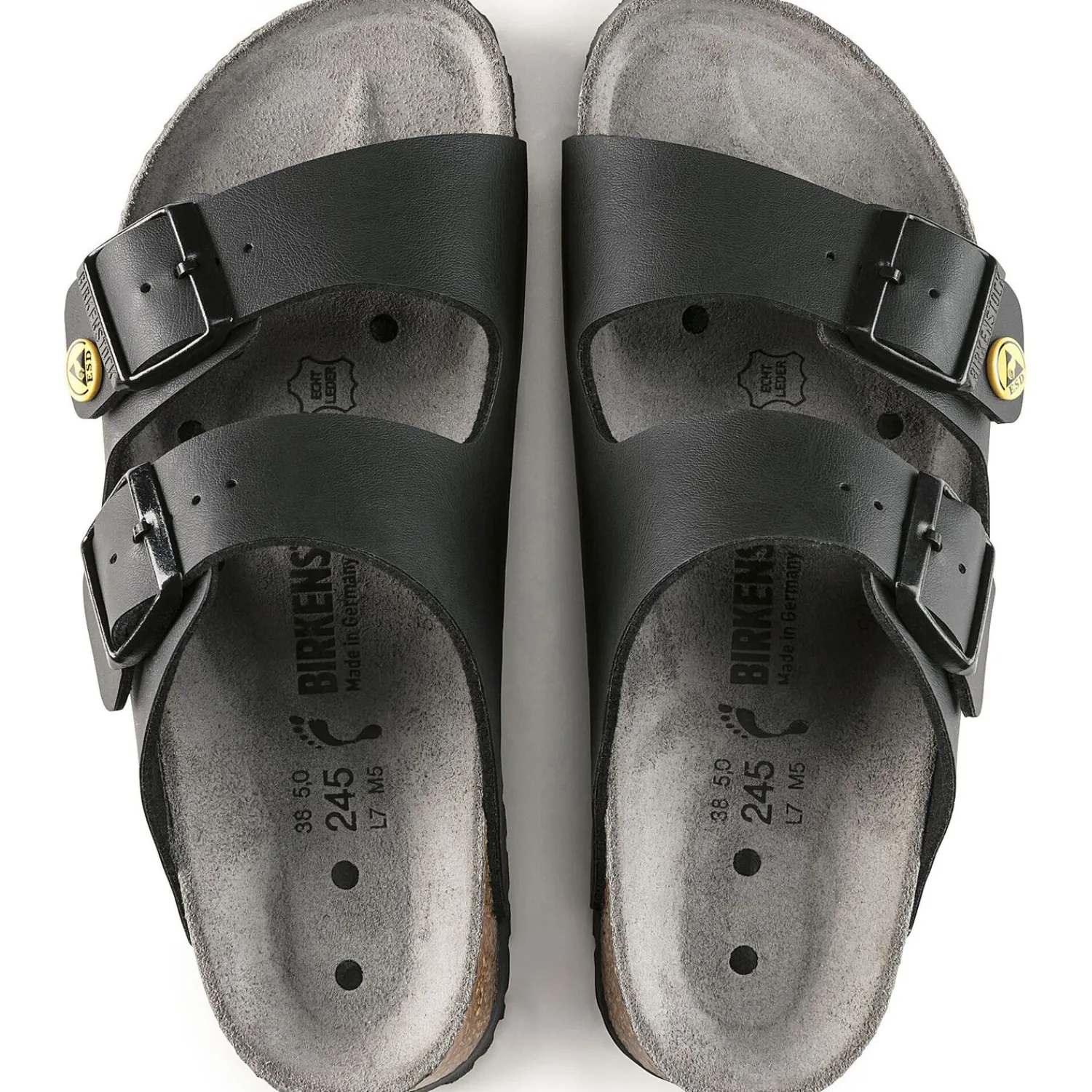 Heren Birkenstock Twee Riemen-Arizona Esd