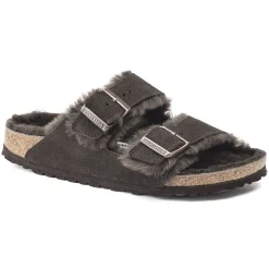 Heren Birkenstock Twee Riemen-Arizona Lamsvel