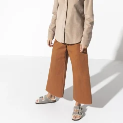 Heren Birkenstock Twee Riemen-Arizona Lamsvel