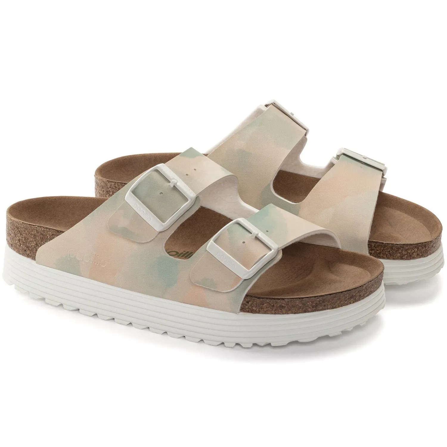 Dames Birkenstock Plateau-Arizona Platform Veganistisch