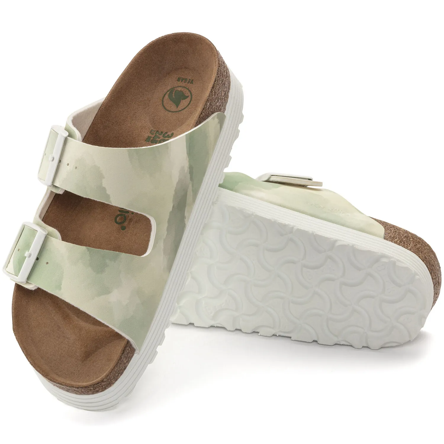 Dames Birkenstock Plateau-Arizona Platform Veganistisch