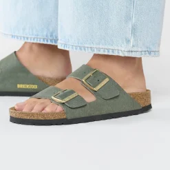 Dames Birkenstock Twee Riemen-Arizona Veganistisch