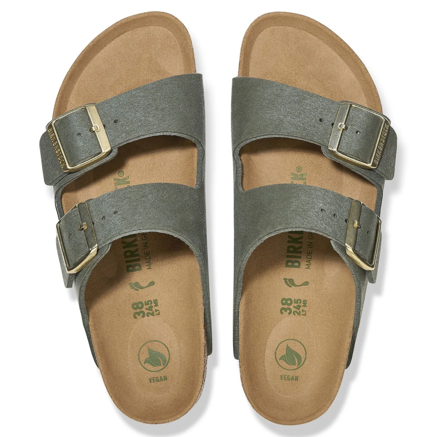 Dames Birkenstock Twee Riemen-Arizona Veganistisch
