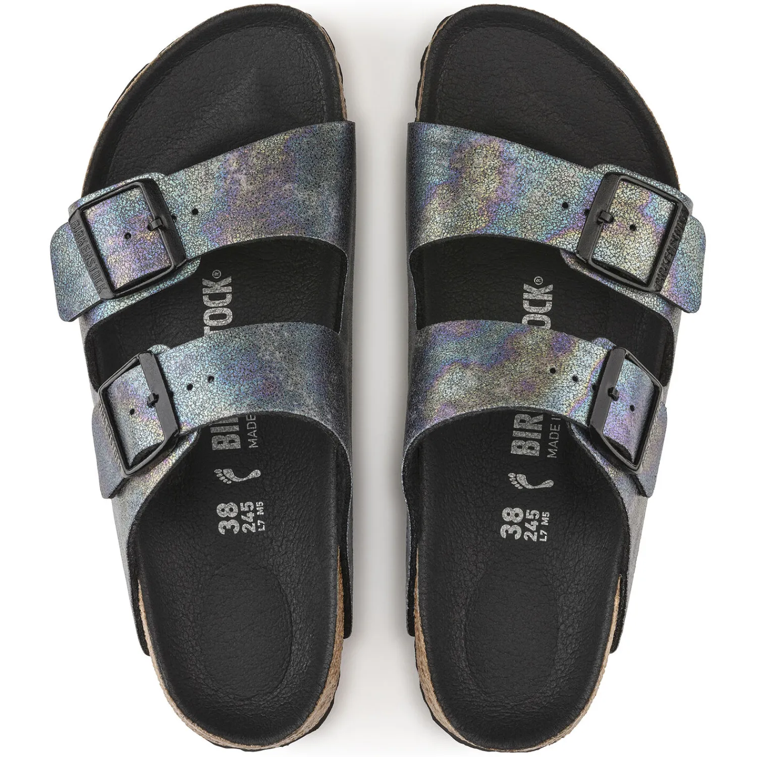 Dames Birkenstock Twee Riemen-Arizona Veganistisch