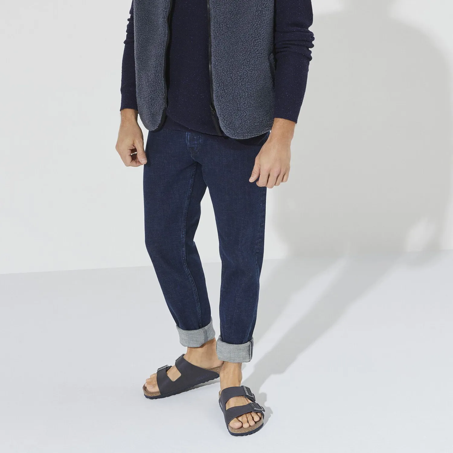 Heren Birkenstock Twee Riemen-Arizona Veganistisch