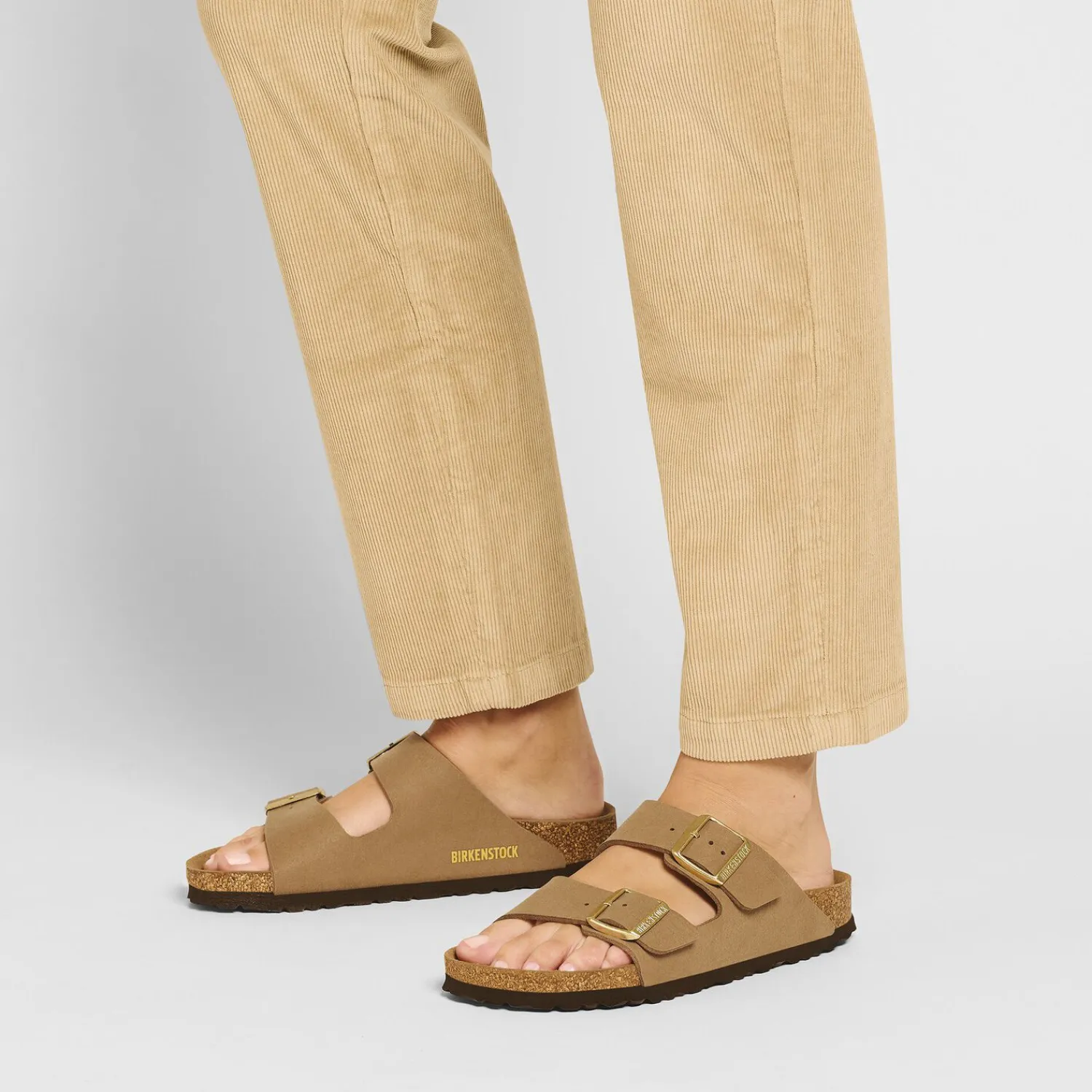 Dames Birkenstock Twee Riemen-Arizona Veganistisch