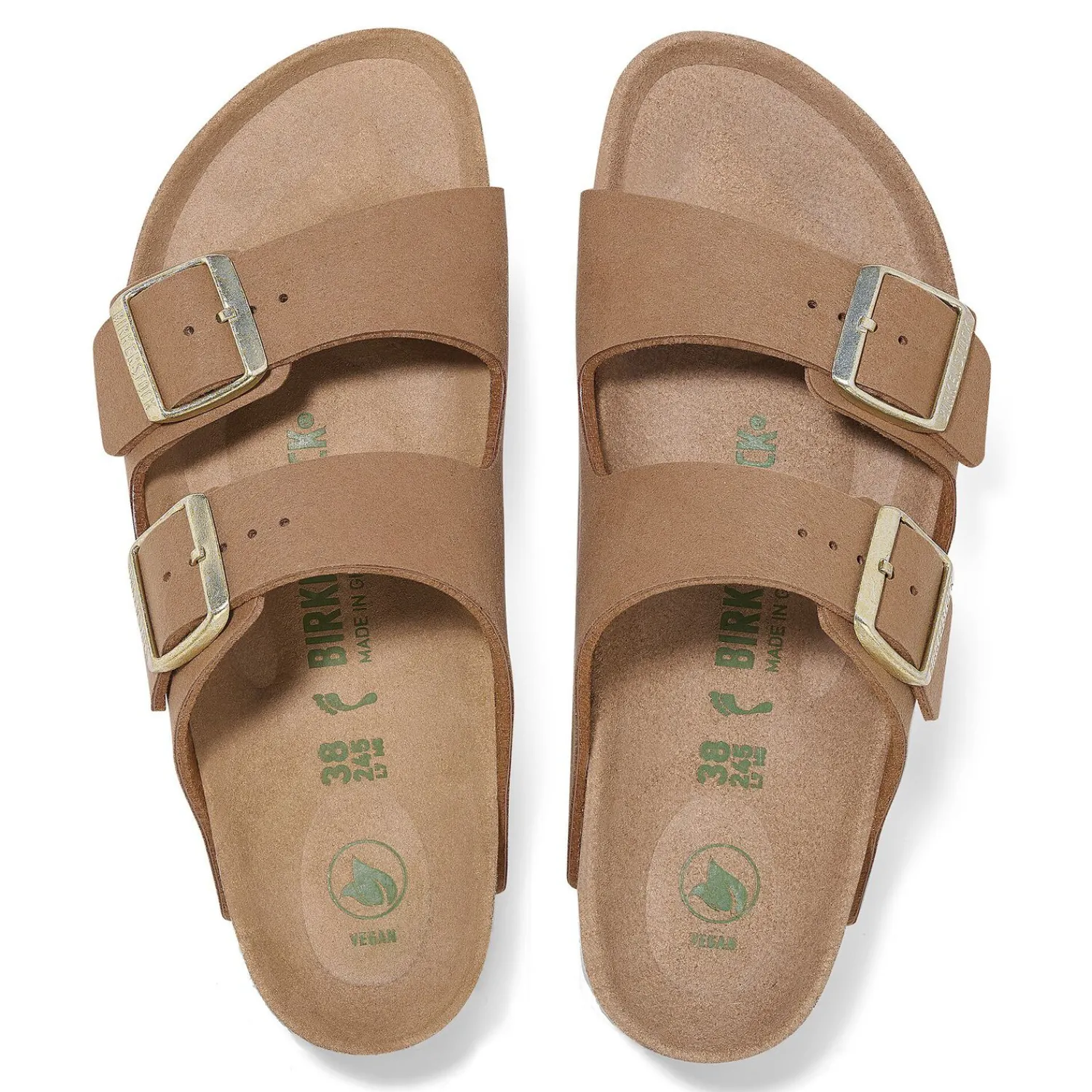 Dames Birkenstock Twee Riemen-Arizona Veganistisch