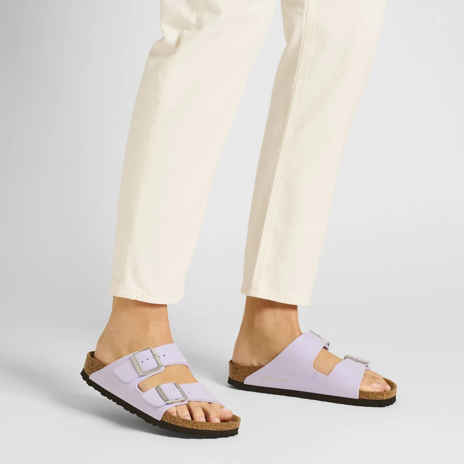 Dames Birkenstock Twee Riemen-Arizona Veganistisch