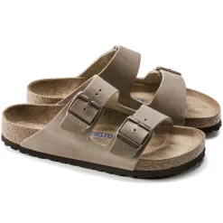 Heren Birkenstock Twee Riemen-Arizona Zacht Voetbed