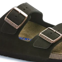 Heren Birkenstock Twee Riemen-Arizona Zacht Voetbed