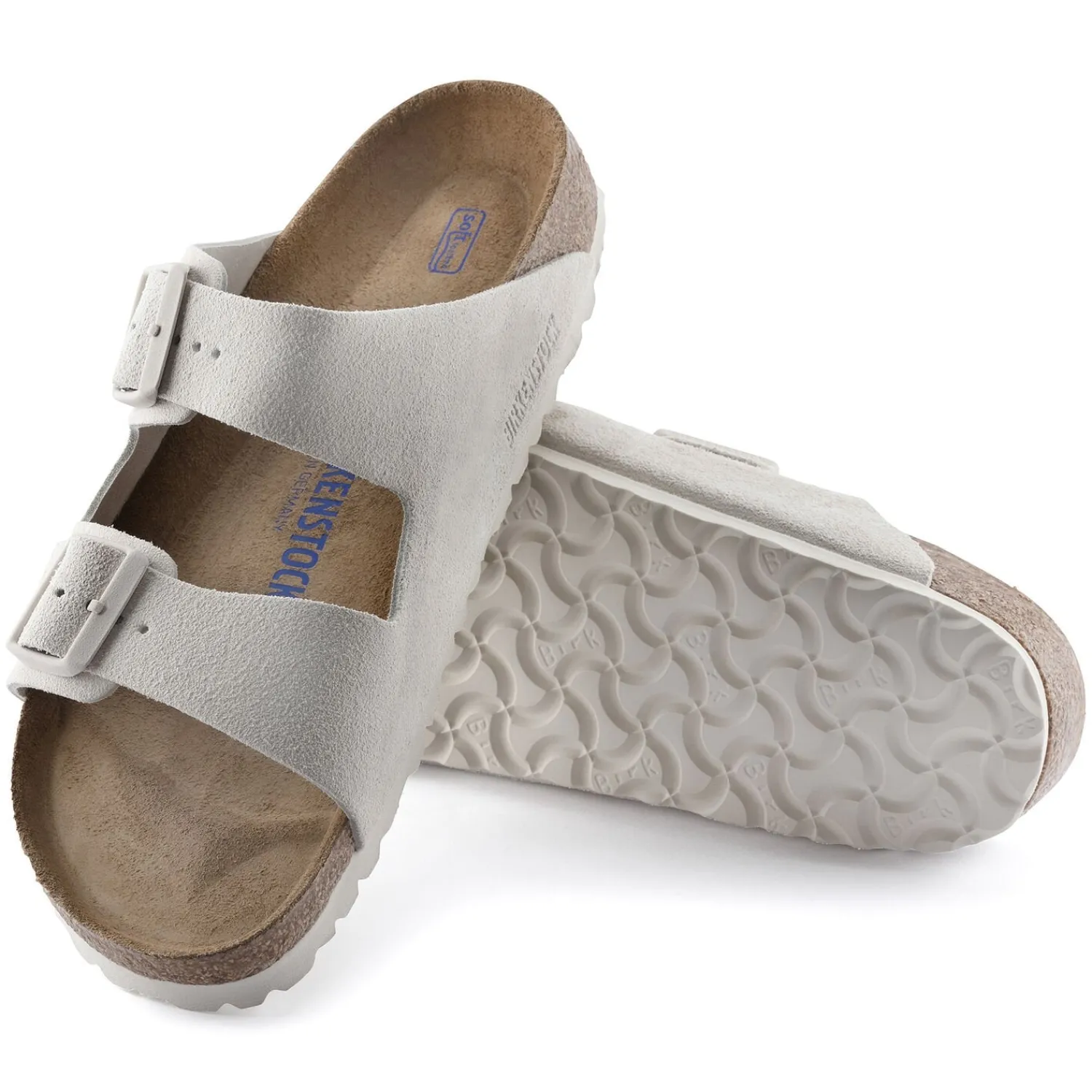 Heren Birkenstock Twee Riemen-Arizona Zacht Voetbed