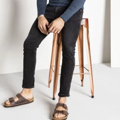 Heren Birkenstock Twee Riemen-Arizona Zacht Voetbed