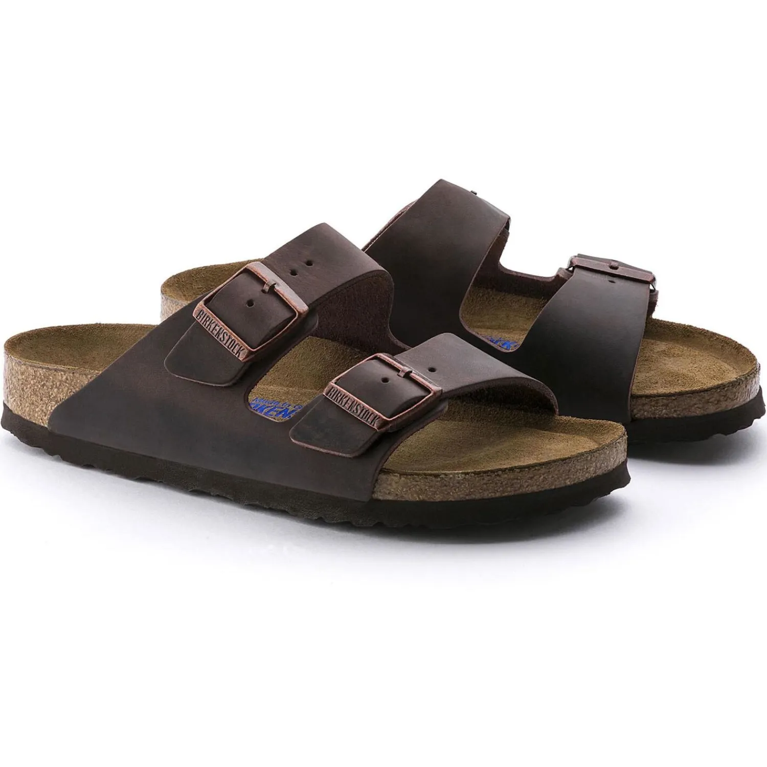 Heren Birkenstock Twee Riemen-Arizona Zacht Voetbed