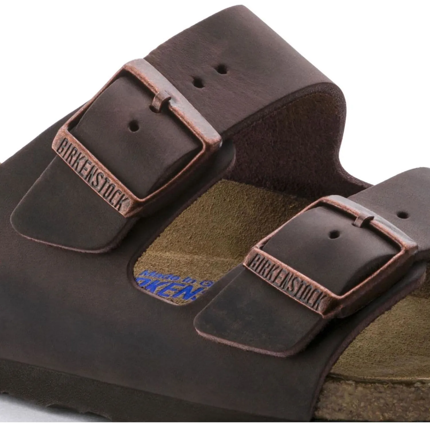 Heren Birkenstock Twee Riemen-Arizona Zacht Voetbed