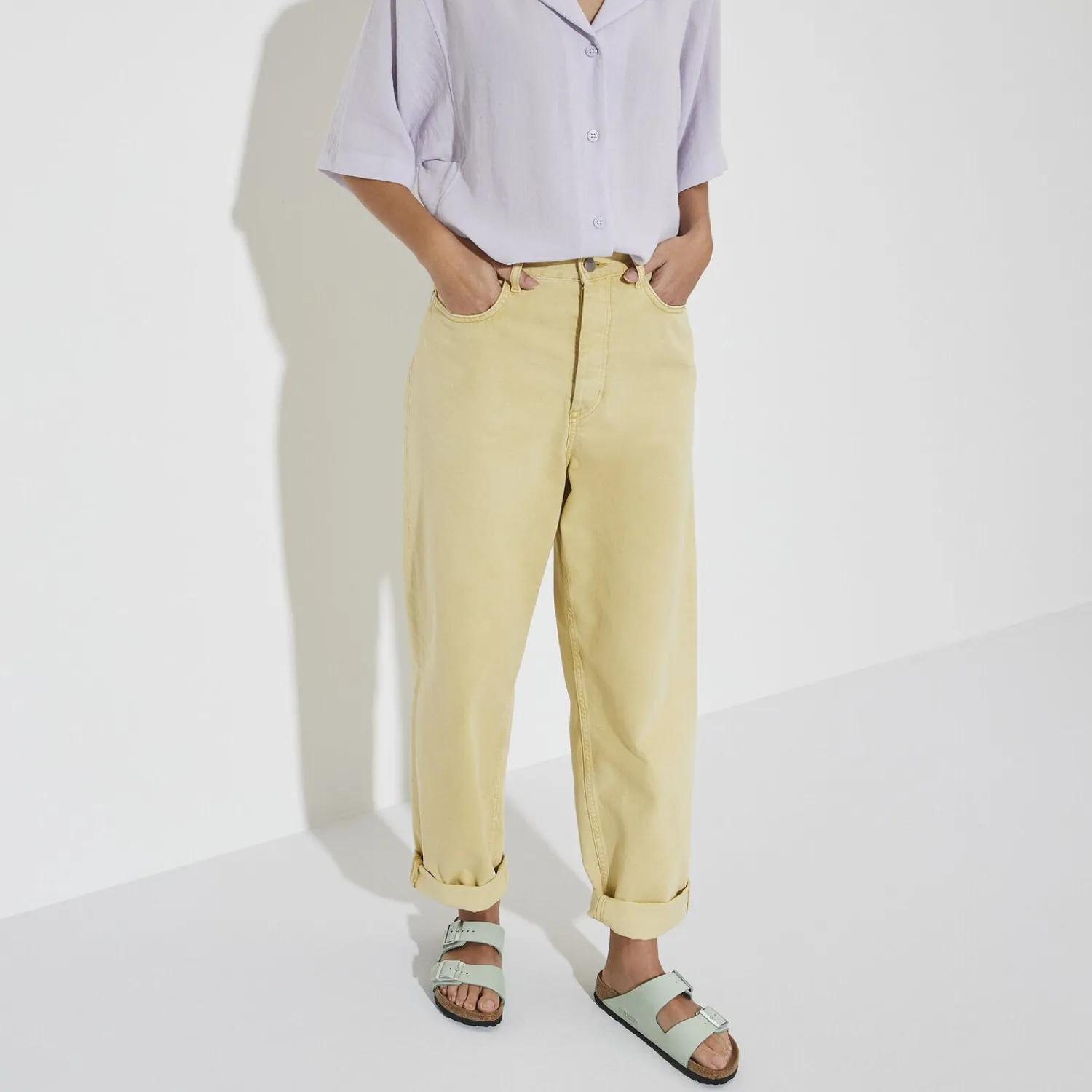 Dames Birkenstock Twee Riemen-Arizona Zacht Voetbed