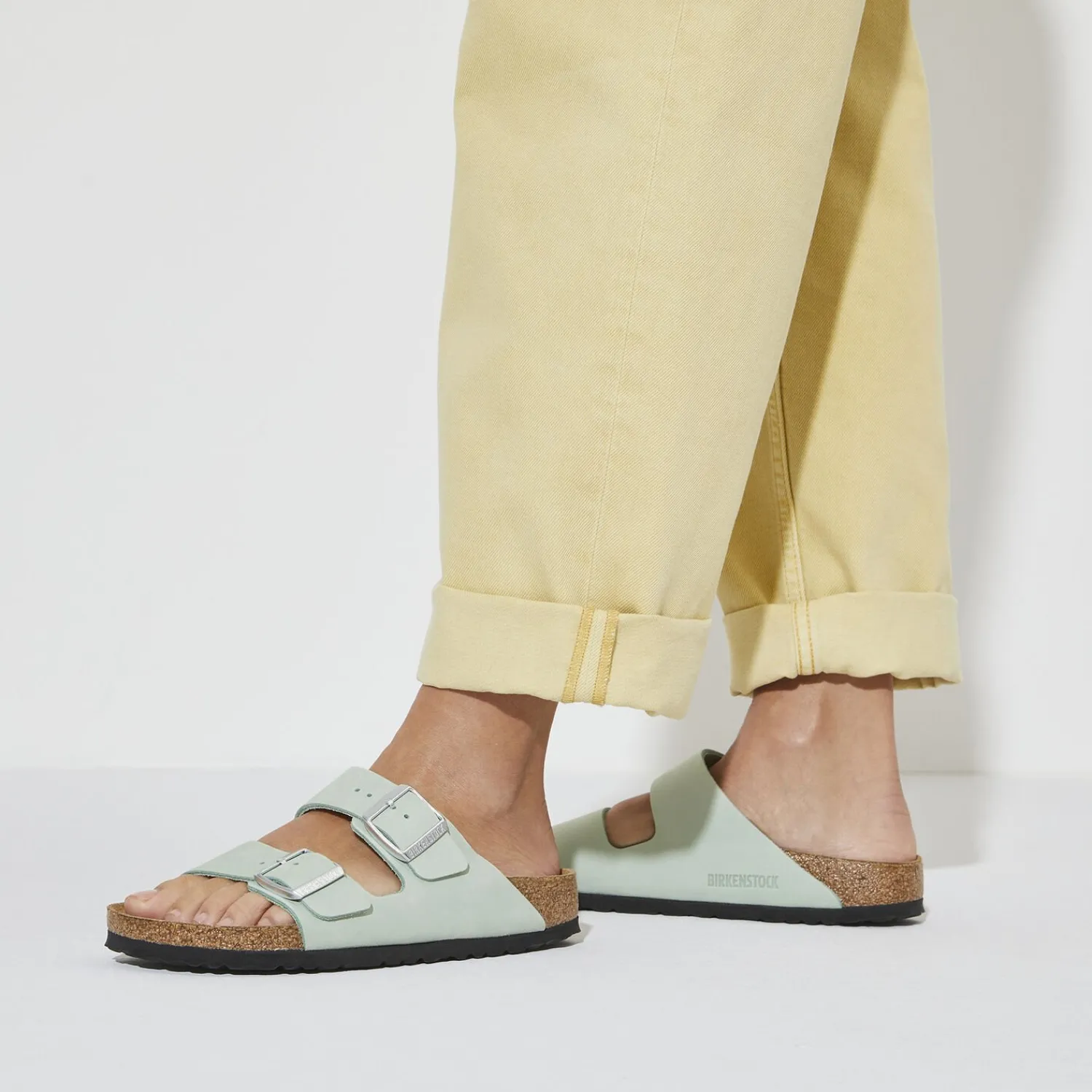 Dames Birkenstock Twee Riemen-Arizona Zacht Voetbed