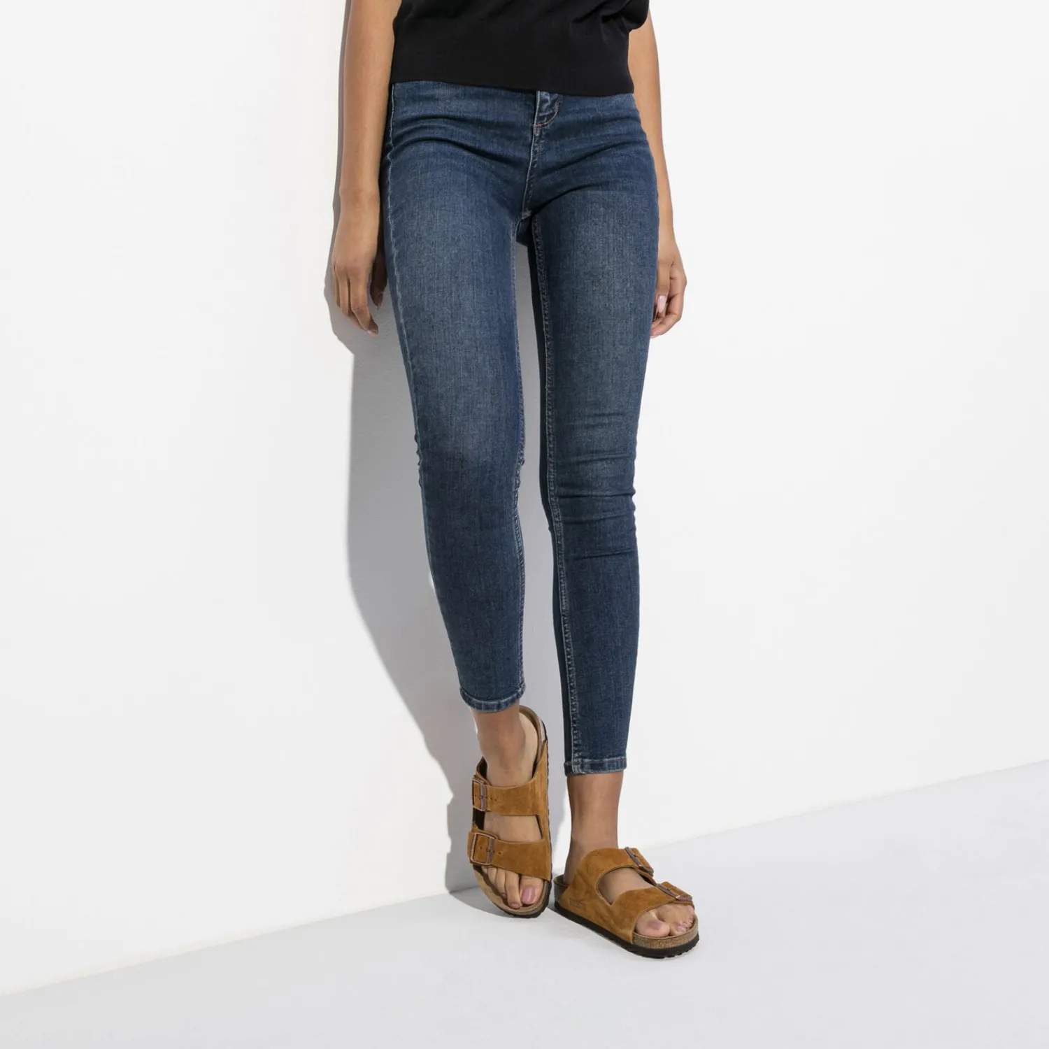 Heren Birkenstock Twee Riemen-Arizona Zacht Voetbed