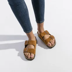 Heren Birkenstock Twee Riemen-Arizona Zacht Voetbed