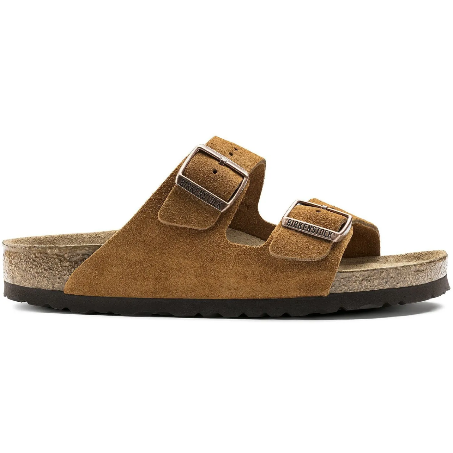 Heren Birkenstock Twee Riemen-Arizona Zacht Voetbed