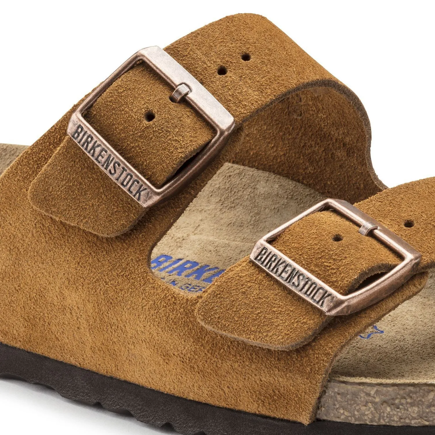 Heren Birkenstock Twee Riemen-Arizona Zacht Voetbed