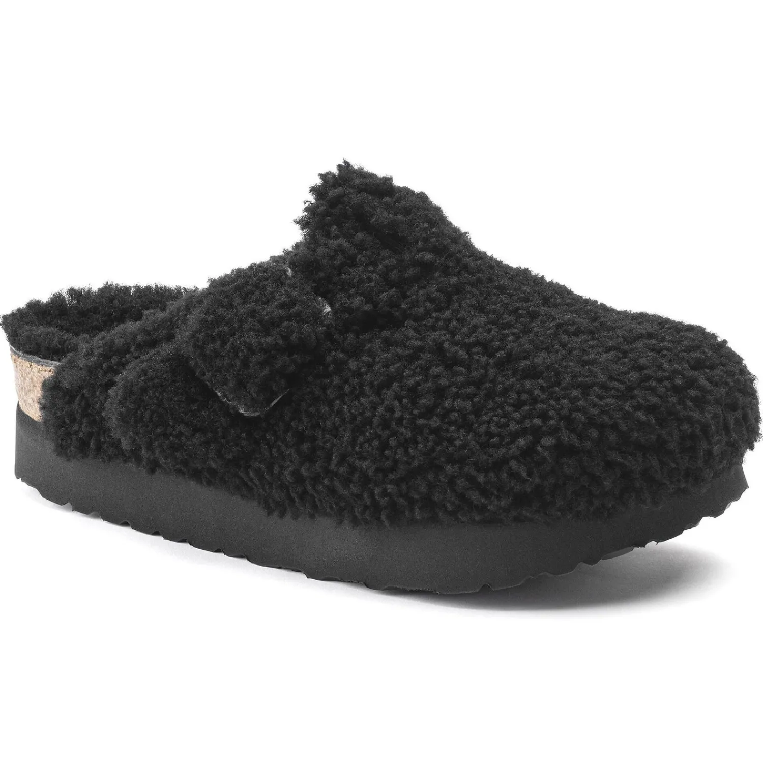 Dames Birkenstock Klompen En Muilen-Boston Big Buckle Platform
