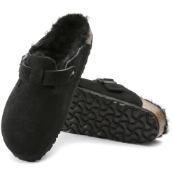 Heren Birkenstock Klompen En Muilen-Boston Lamsvel