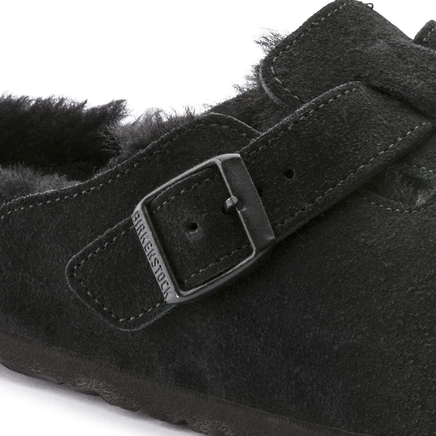 Heren Birkenstock Klompen En Muilen-Boston Lamsvel