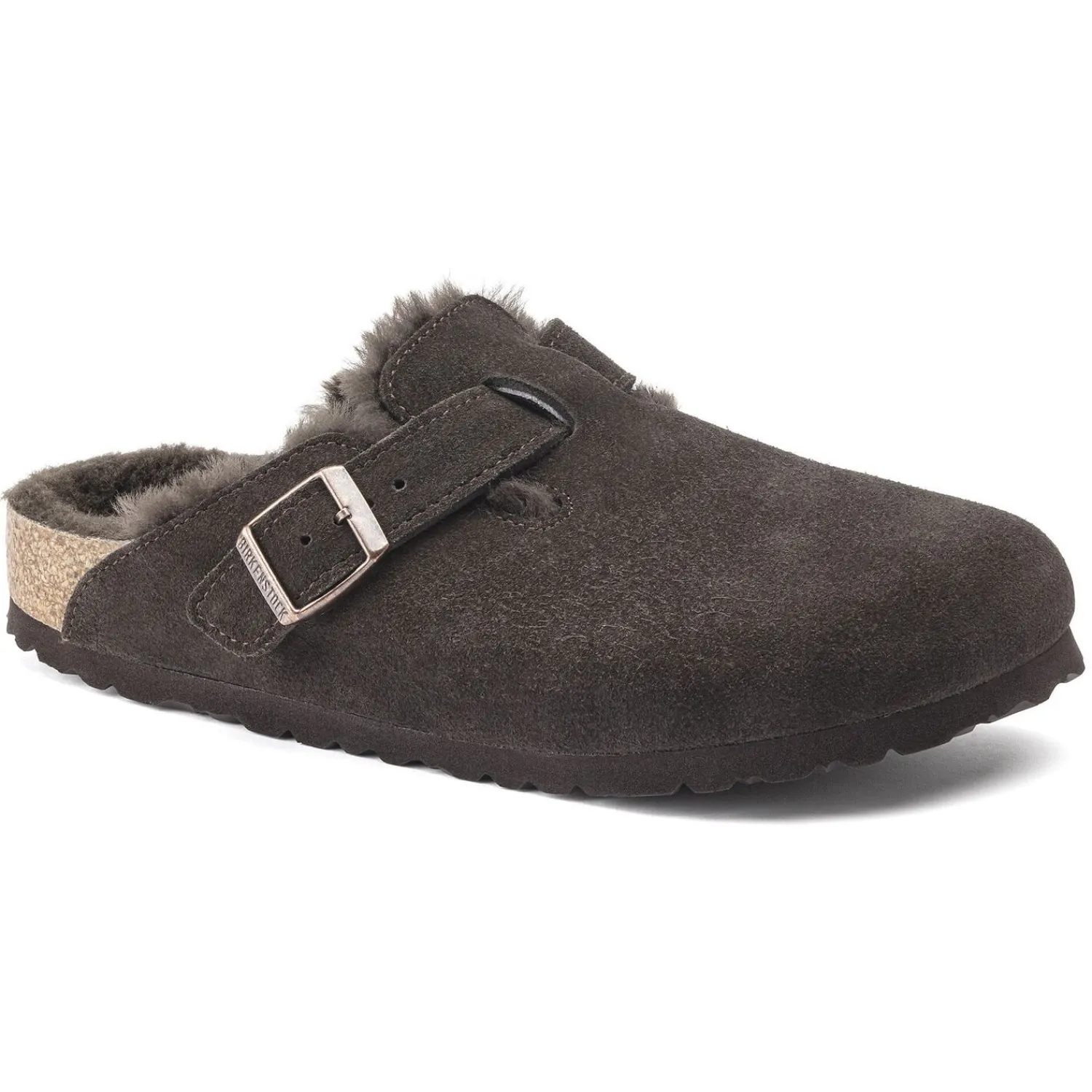 Heren Birkenstock Klompen En Muilen-Boston Lamsvel