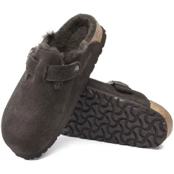 Heren Birkenstock Klompen En Muilen-Boston Lamsvel