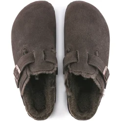 Heren Birkenstock Klompen En Muilen-Boston Lamsvel