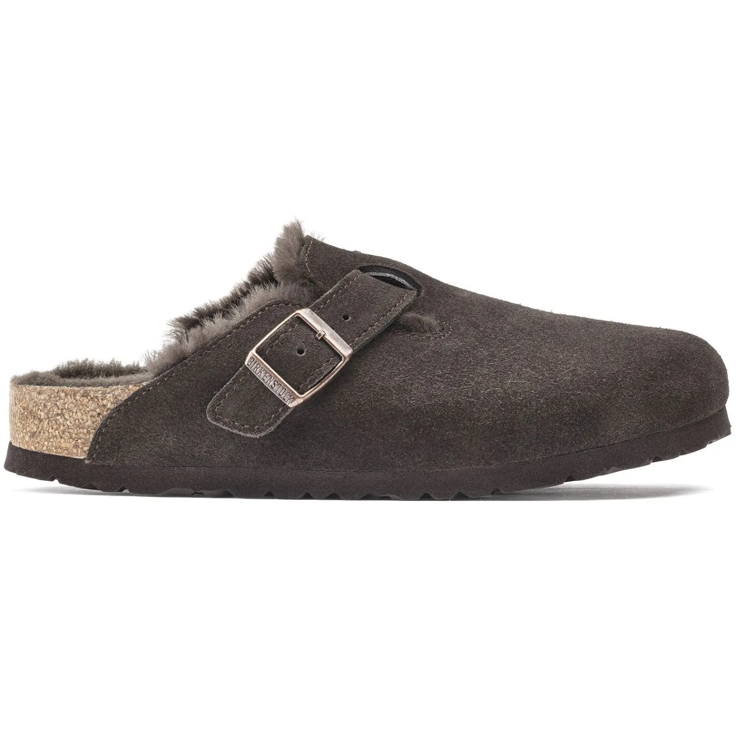 Heren Birkenstock Klompen En Muilen-Boston Lamsvel