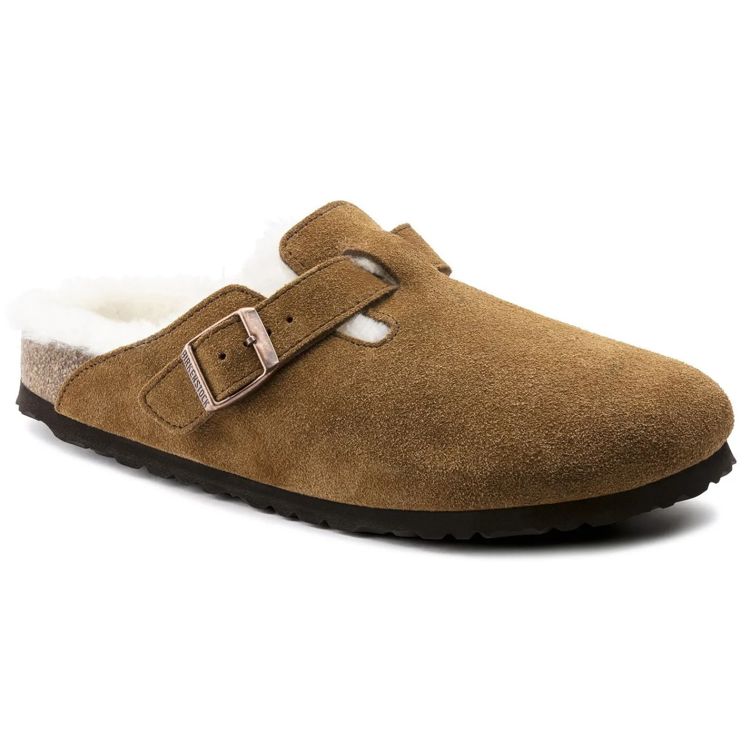 Heren Birkenstock Klompen En Muilen-Boston Lamsvel