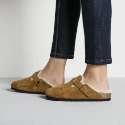 Heren Birkenstock Klompen En Muilen-Boston Lamsvel
