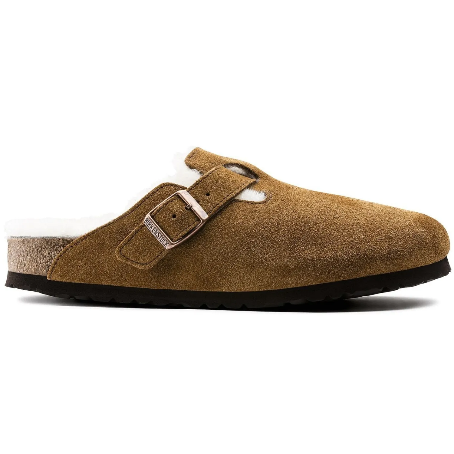 Heren Birkenstock Klompen En Muilen-Boston Lamsvel