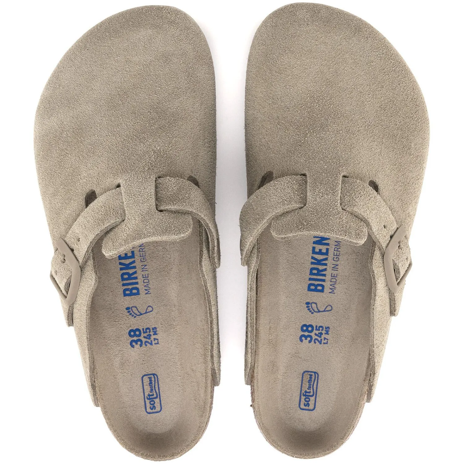 Heren Birkenstock Klompen En Muilen-Boston Zacht Voetbed