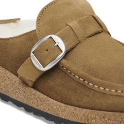 Dames Birkenstock Klompen En Muilen-Buckley Lamsvel