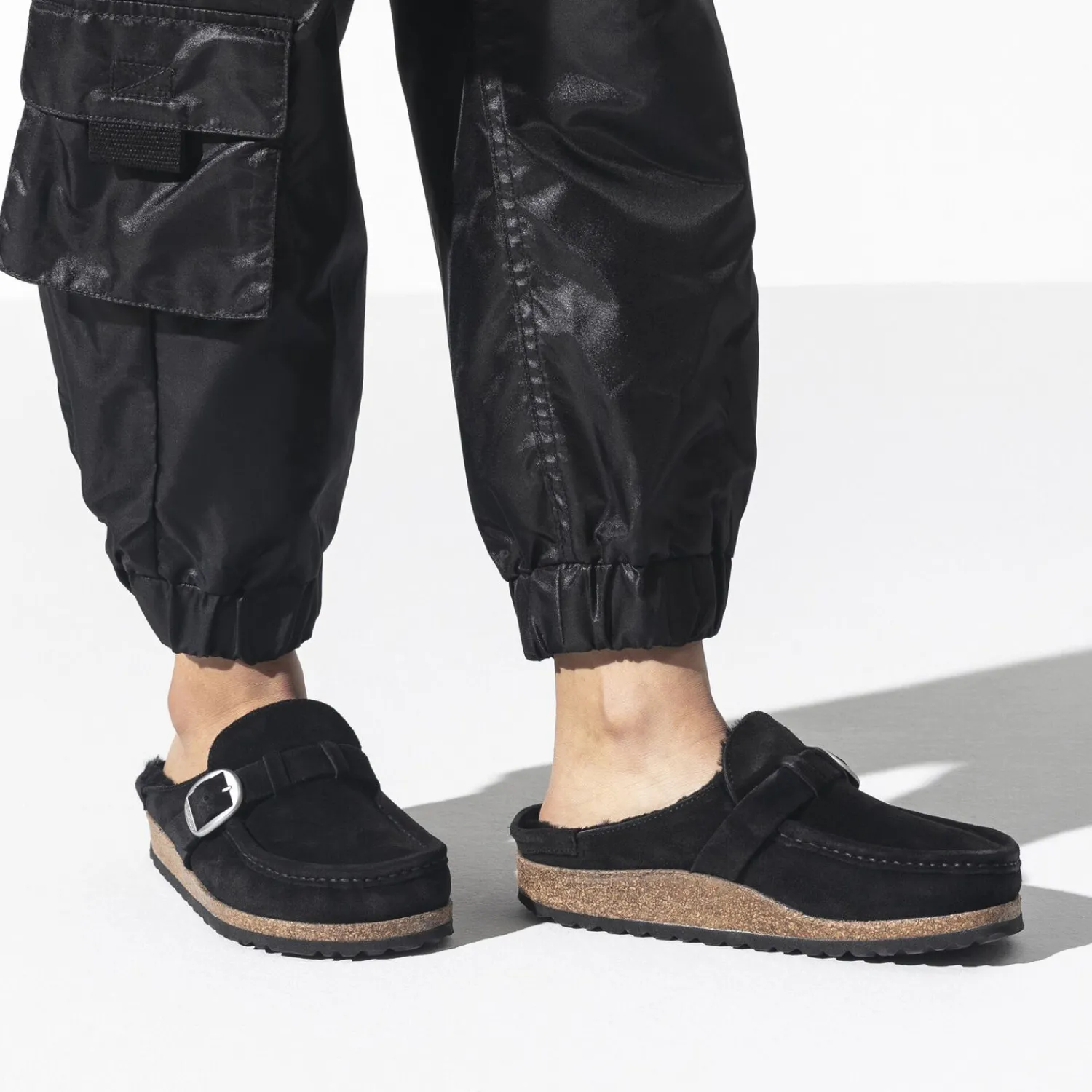 Dames Birkenstock Klompen En Muilen-Buckley Lamsvel