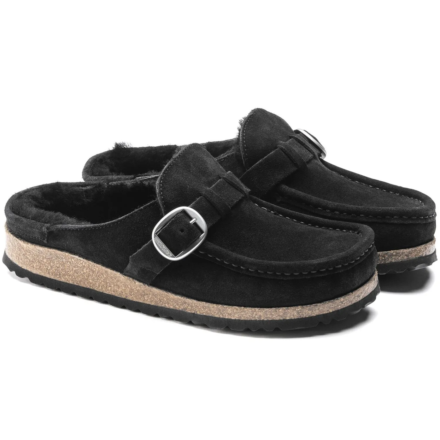 Dames Birkenstock Klompen En Muilen-Buckley Lamsvel