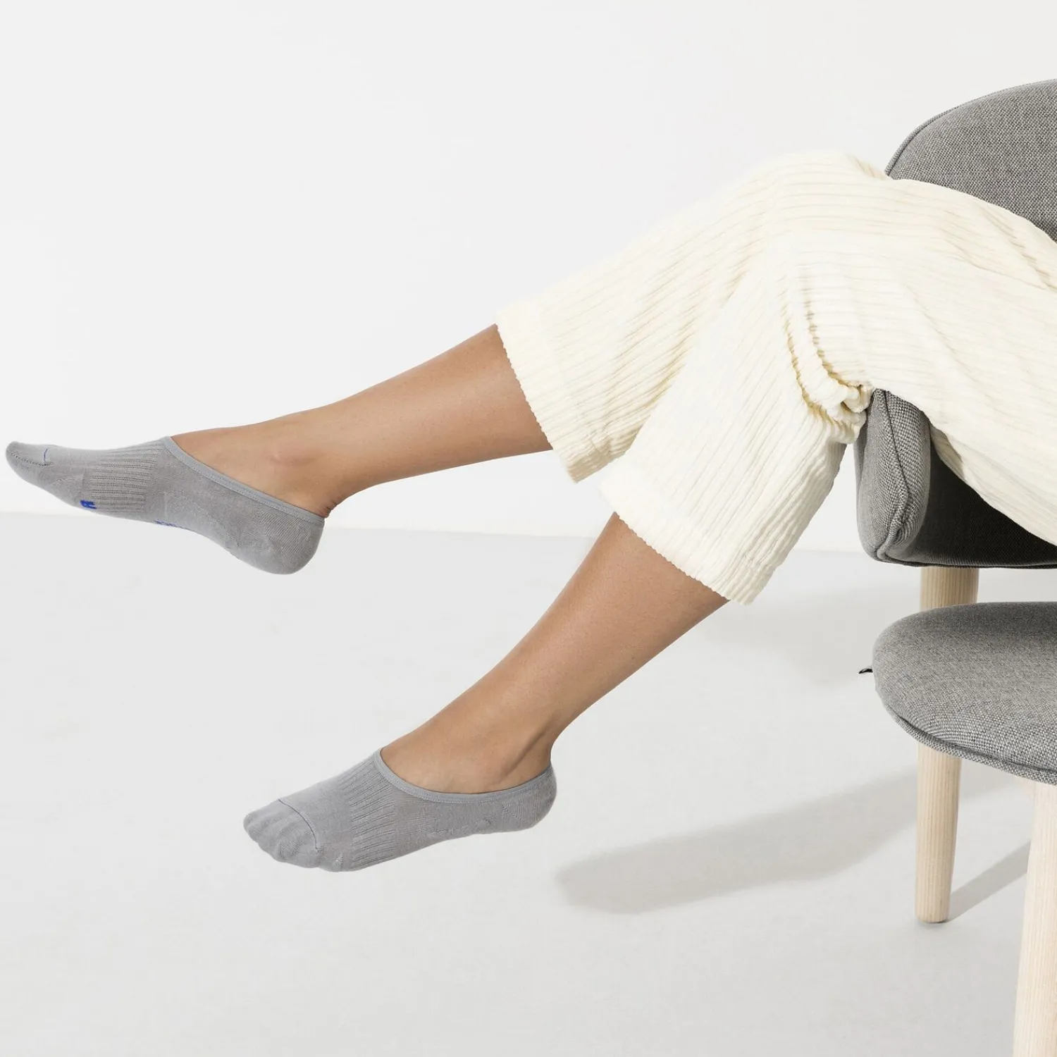Heren Birkenstock Sokken-Cotton Sole Invisible Dames